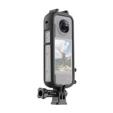 Für Insta360 X3 PULUZ Kaltschuh PC Kunststoff-Schutzrahmen mit Adapterhalterung und Schraube, PC-Rahmen